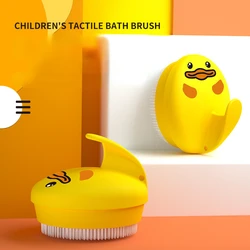 Cute Children's Bath Brush Infant Massaging Bath Brush Baby Soft Hair Bathing Brush Soft Silicone Bristle Pet Dog Cat Bath Brush