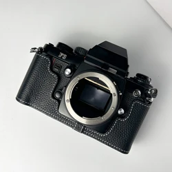 Camera Genuine Leather Cowhide Bag Camera Belt Anti-Drop Body Case Protective Cover For Nikon F3 Case F3HP F3AF F3T Film Camera