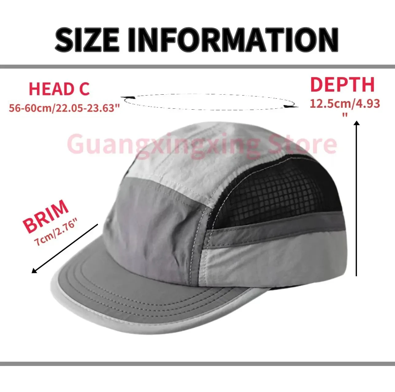 Custom embroidered logo hats unisex baseball caps short eaves quick-drying hats embroidered design printed hats wholesale