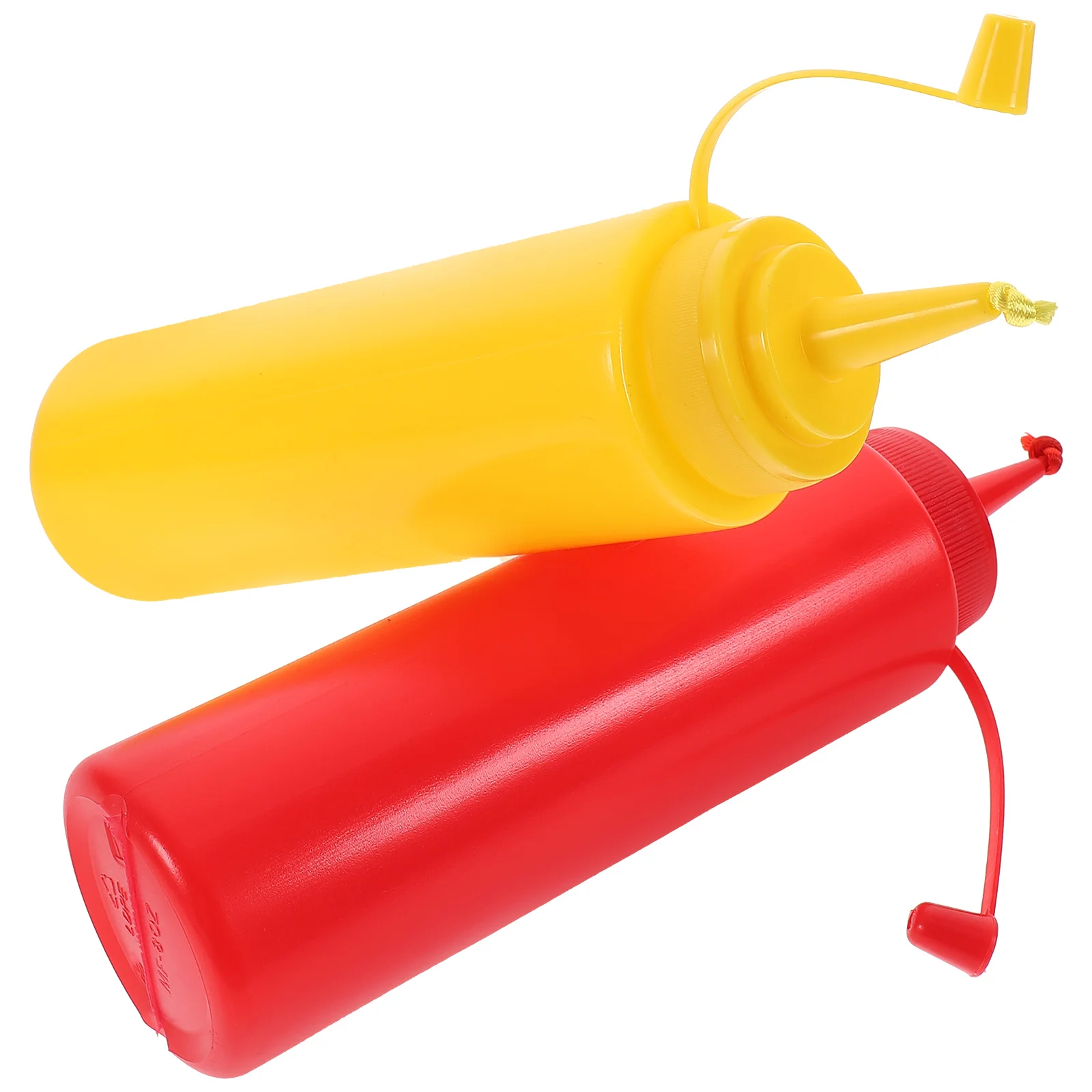 2 Pcs Ketchup and Mustard Bottles Tricky Seasoning Ground Home Accessory Squeeze Child