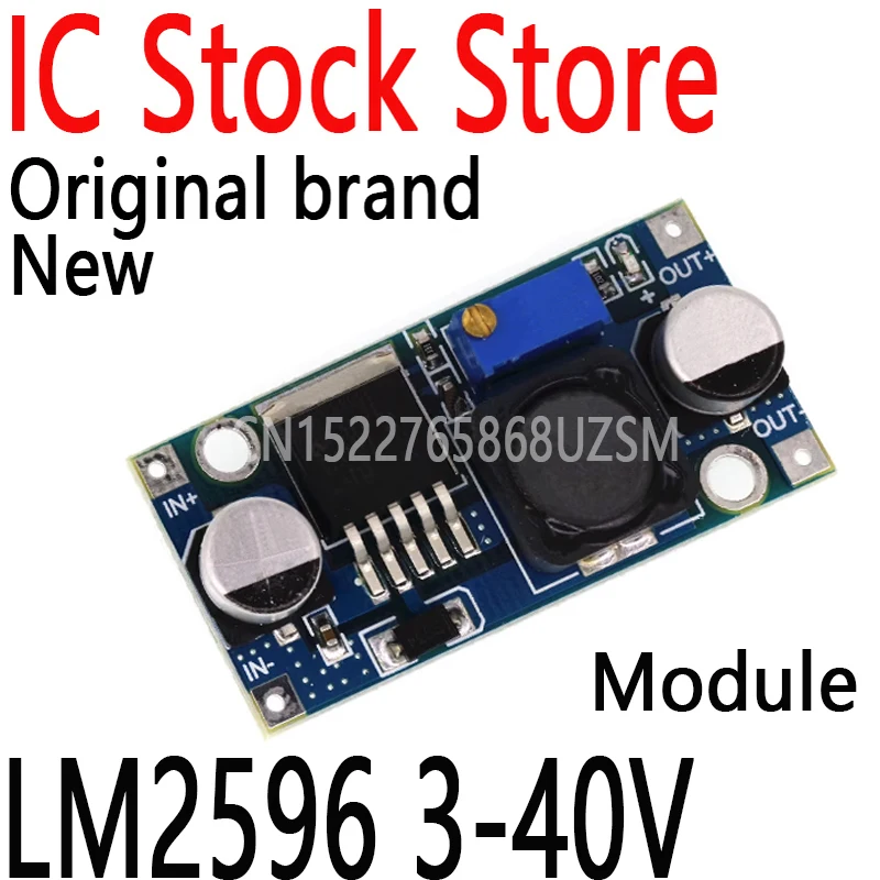 5PCS 3A Voltage Regulator Lm2596 Adjustable Step-down Power Supply Module 24V 12V 5V 3V  LM2596S DC-DC 3-40V