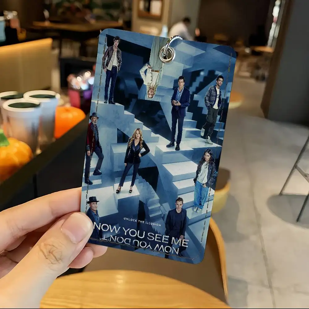 Film Now You See Me Now You Don't Kartenhalter Schlüsselanhänger Schlüsselanhänger Türschloss Zugang Schutzhülle als Sicherheitsgeschenk