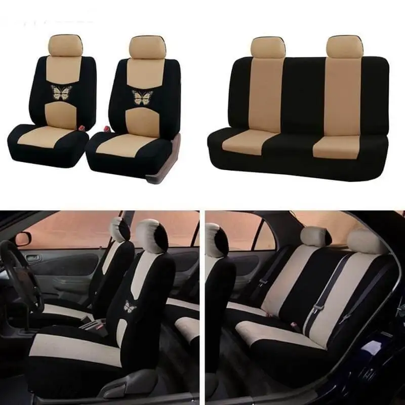 

AZ-Fashion Seat Covers Universal Seat Coverr Seat Protection Covers Womenr Interior Accessories (9 Colors)