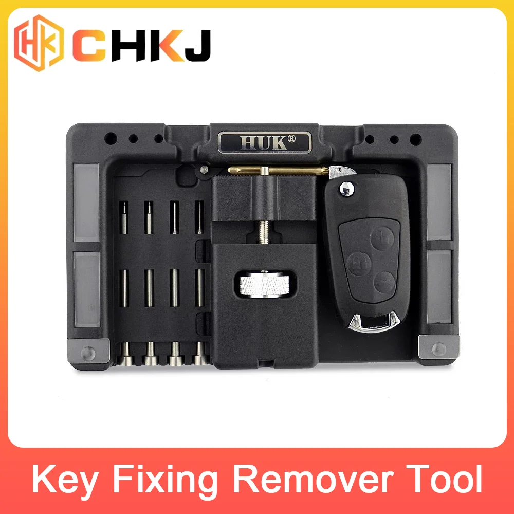 CHKJ Original For HUK Key Fixing Tool With Four Pins Flip Key Vice Of Flip-key Pin Remover For Locksmith Tool