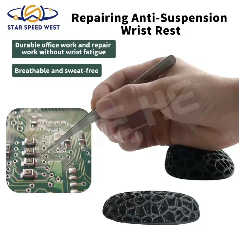 

Подставка для запястья WYLIE Repair: нескользящая, дышащая, для длительного использования при ремонте телефонов, эргономичная опора для запястья