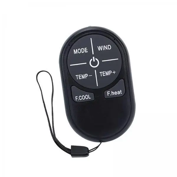 Air Conditioning Controller Replacement Portable Home Decor Wireless Remote for AC Units Easy Read Black Living Room Bedroom