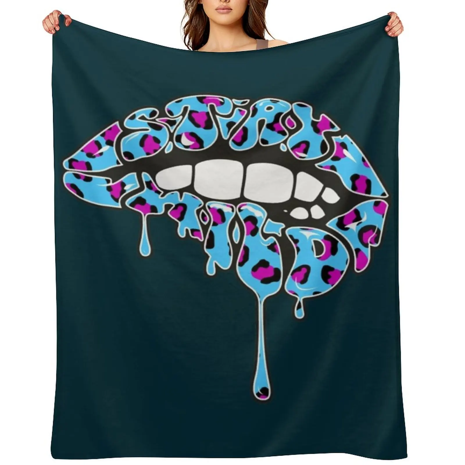 

Ben Azelart Merch Ben Azelart Stay Wild 01 Throw Blanket Nap For Decorative Sofa Decorative Beds for winter Blankets