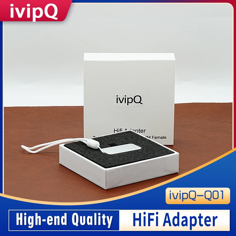 Adaptador de interface usb-c de alta fidelidade ivipQ-Q01 tipo-c para 3.5mm e 4.4mm fêmea para telefone huawei iphone 15 16 pro telefones adultos
