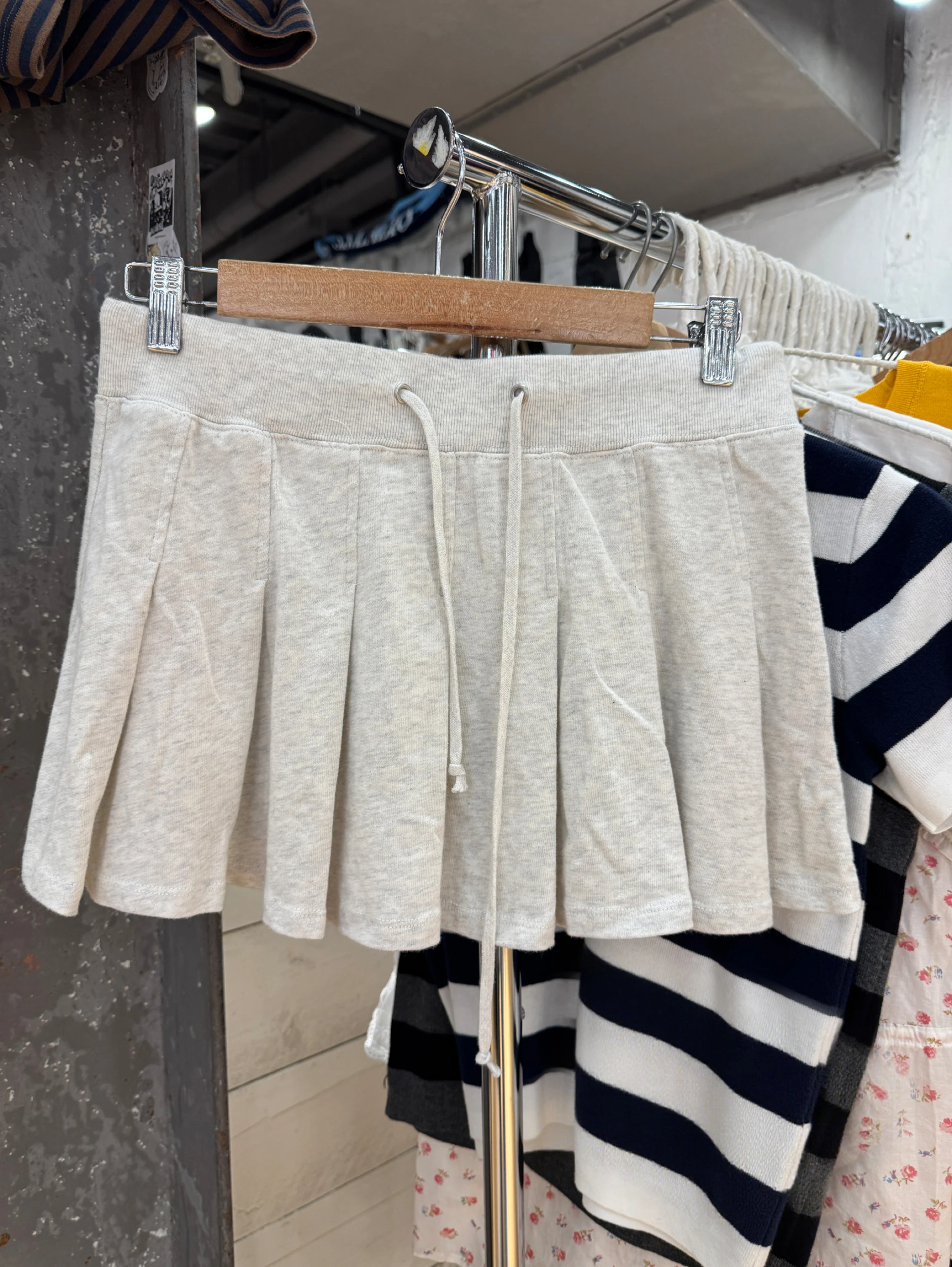 Cinza cordão mini saia plissada feminina verão nova cintura elástica all-match a linha faldas estilo preppy sweey esporte saias curtas