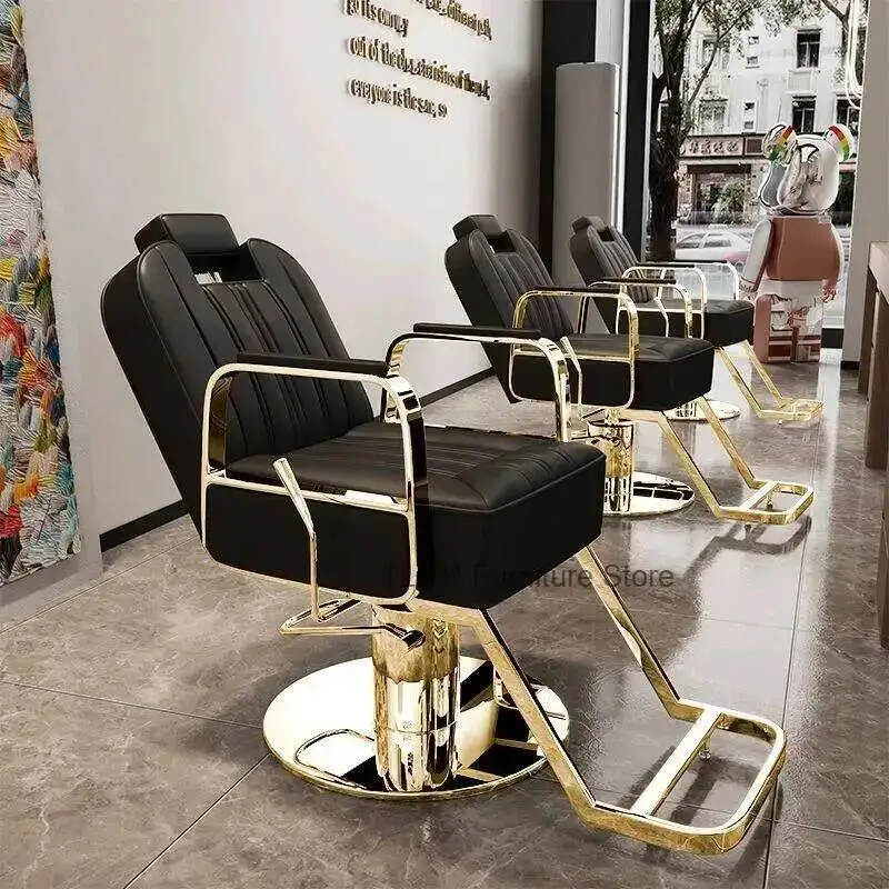 Furniture Luxury Pedicure Manicure Barber Chairs Oficina Reclining Facial Barber Chairs Nordic Waiting Commercial Sillas De