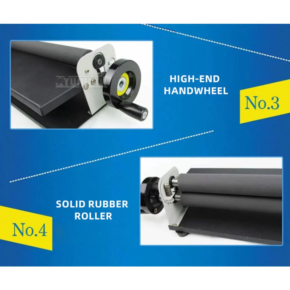Compact manual cold laminating machine, DIY hand film laminating machine, small and simple type