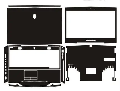 KH Виниловая наклейка для ноутбука, Обложка, защитная крышка для Alienware 14 M14x R1 R2 2010-2013 выпуска 1-го и 2-го поколения