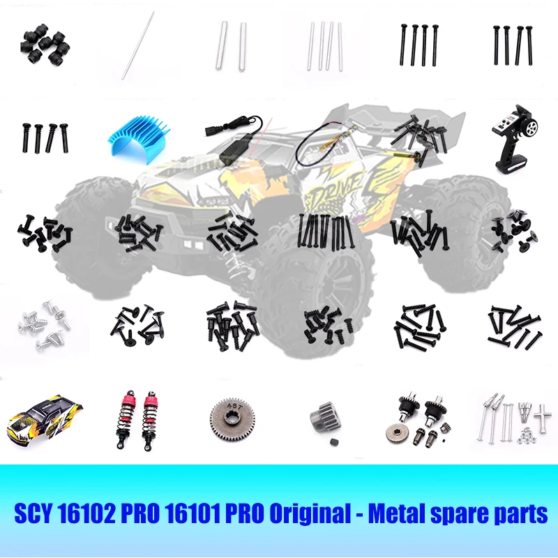 

16101 PRO 16102 Pro16103 Pro 16201 Pro High Speed Racing 1/16 4WD 70Km/h RC Car Original Spare Parts Receiver Parts Kit 6314