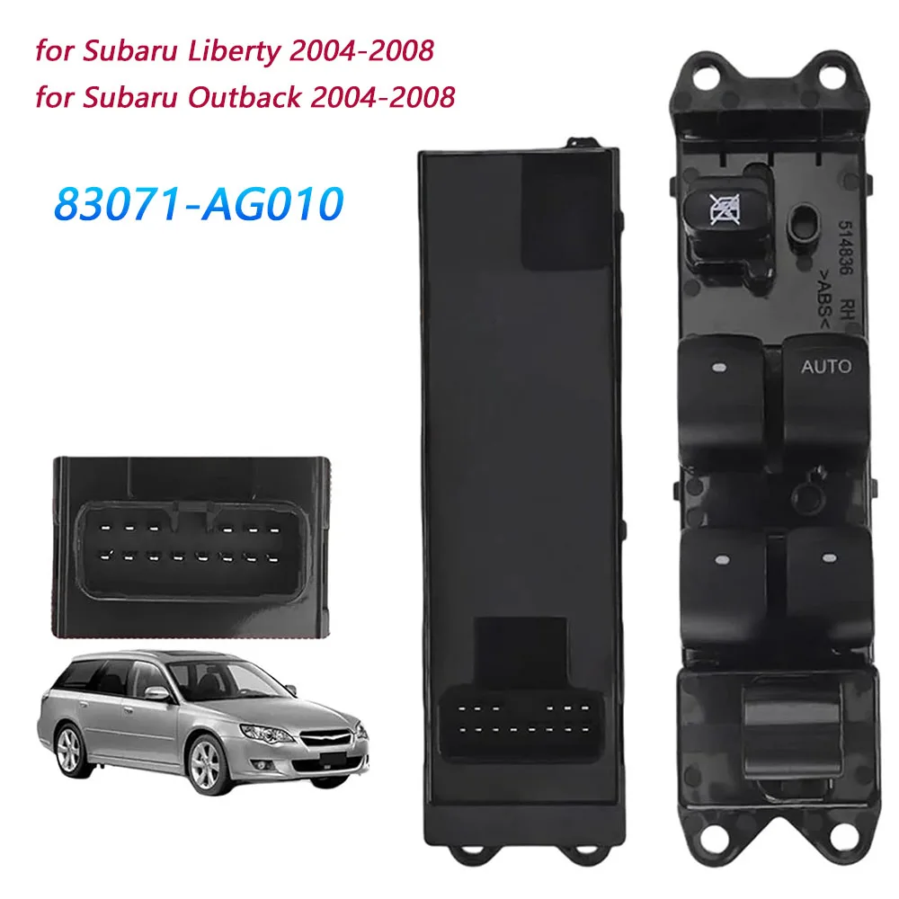 

For Subaru Legacy Outback 2004 2005 2006 2007 2008 RHD Power Master Window Control Switch Button 83071AG010 83071-AG010