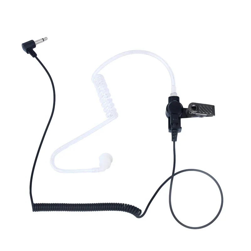 أطراف أذن فطر مطاطية من السيليكون ، سماعات أذن بديلة لـ FBI ، لفائف صوتية ، نمط أنبوب الهواء ، ميكروفون PTT ، سماعة أذن ، 50 *