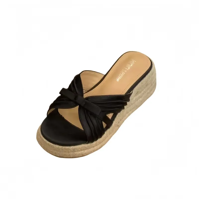 Black Wedge Sandals…