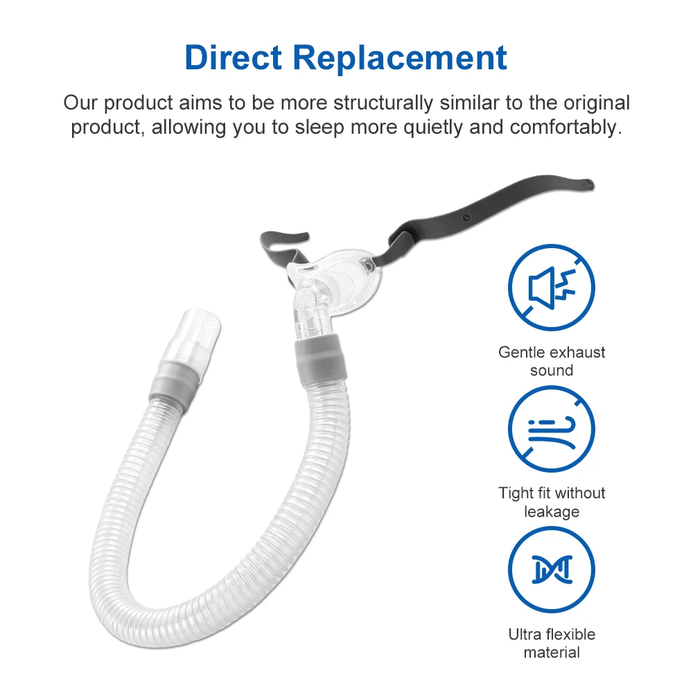 For AirFit P10 Replacement Frame Assembly with Swivel Short Tube, Spare Part , Accessory Compatible with AirFit P10 (no Mask )
