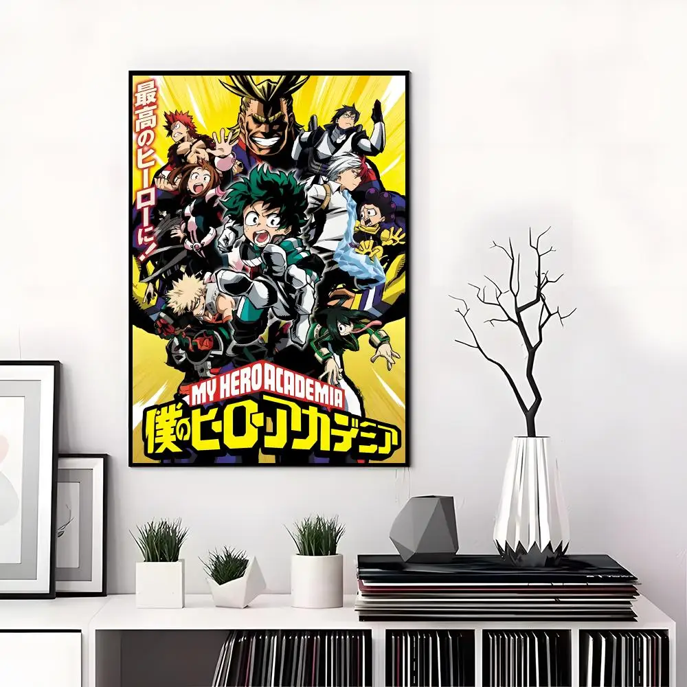 M-My Hero Academia Poster Hochauflösende Poster-Aufkleber, geeignet für Schlafzimmer, Wohnzimmer, Heimdekoration – Detail 9