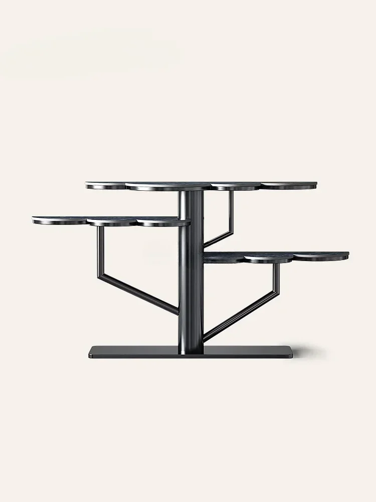 

Современный минималистичный итальянский минималистичный входной стол с облаком из каменной плиты