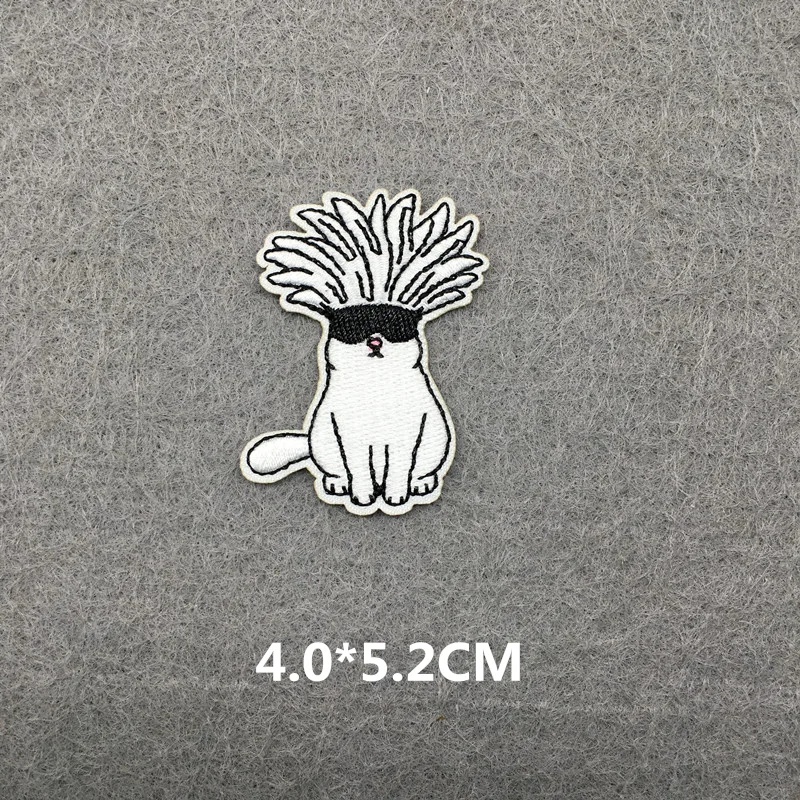 熱接着剤パッチ,漫画の動物のモチーフ,衣類用,アニメ刺embroideryパッチ