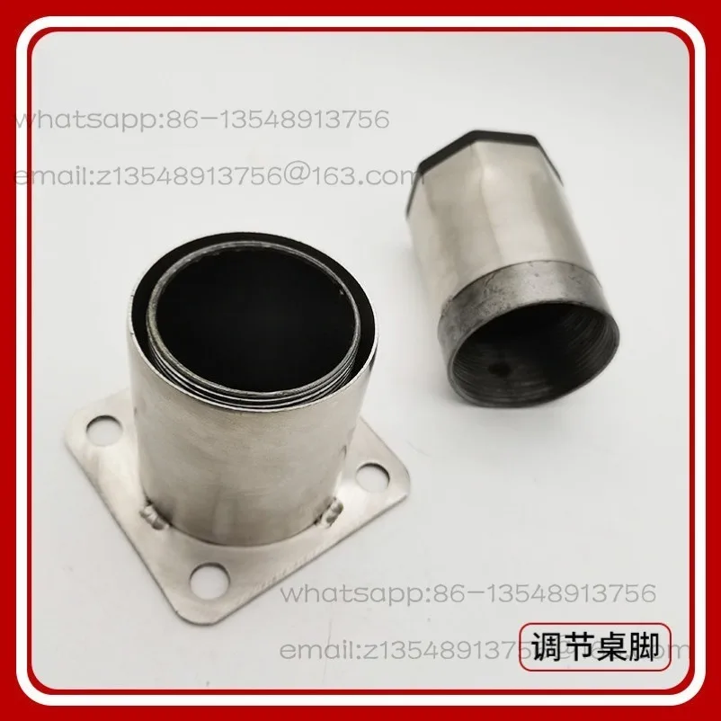 Freezer Stainless Steel Gravity Table Leg Work Bar Home Refrigerator Milk Tea Cabinet Leg Adjustable Load-bearing Feet