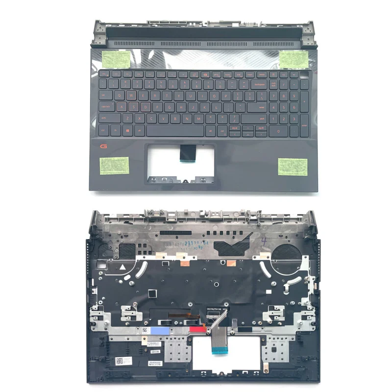 

H New For Dell G15 5520/5521/5525 Palmrest US/INT ENGLISH Keyboard 0v256h B6