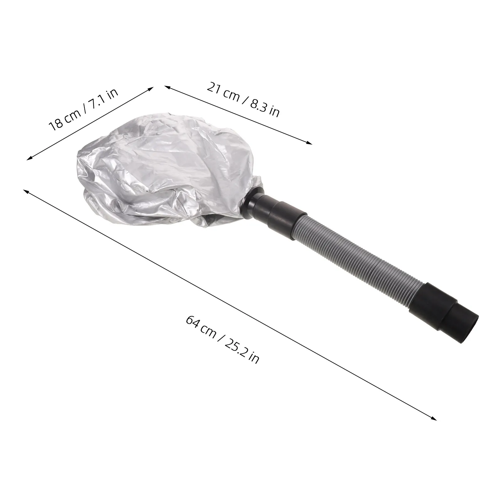 1Set Soft Bonnet Dryer Attachment Salon Equipment Hair Hood Hair Conditioning Heating Cap Deep Conditioner Cap Flexible Hose