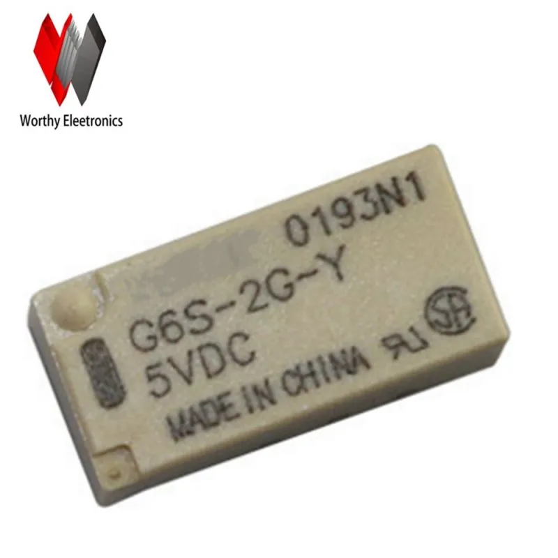 

Free shiping wholesale 10pcs/lot relay G6S-2G-Y-5VDC