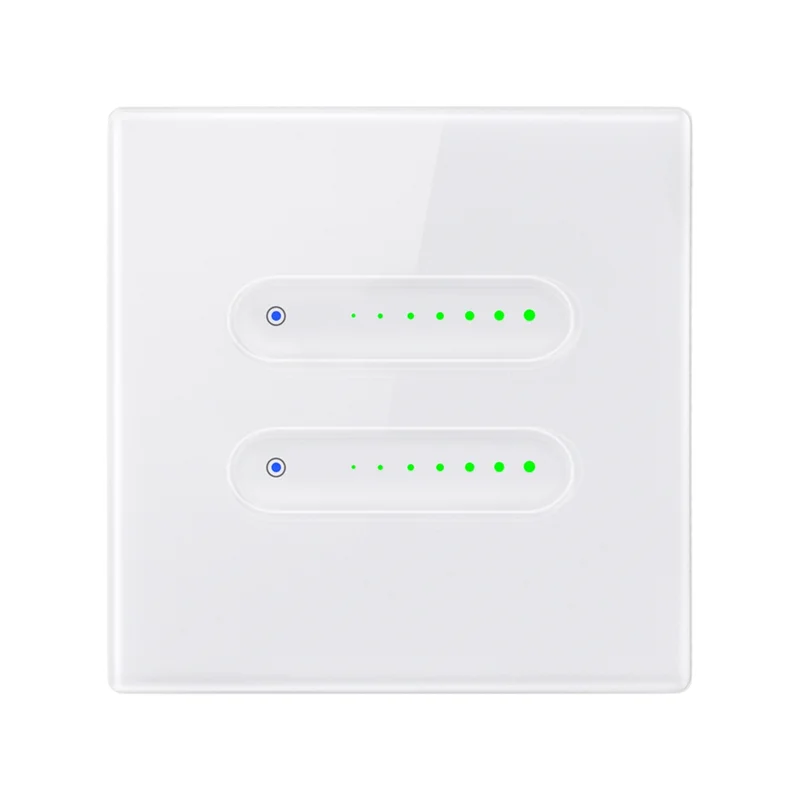 

A74E-Tuya Wi-Fi умный диммер EU сенсорный выключатель света стеклянная панель приложение дистанционное управление работает для Alexa Google Home