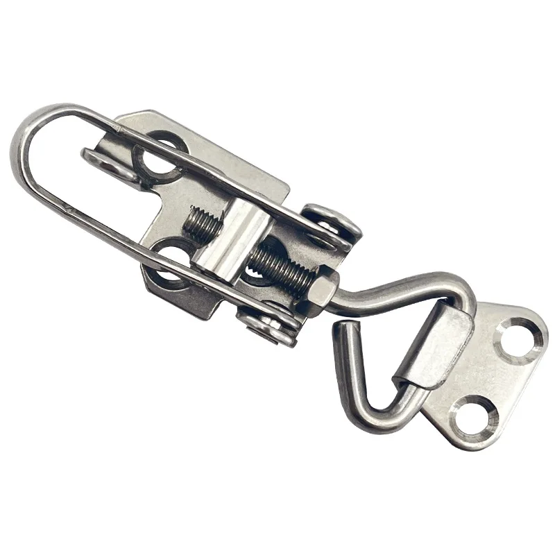 

1pcs Adjustable Buckle Box Clamp Fish Finder for Fishing With Boat Accessories for a Caravan Door Handle Type Stainless Steel