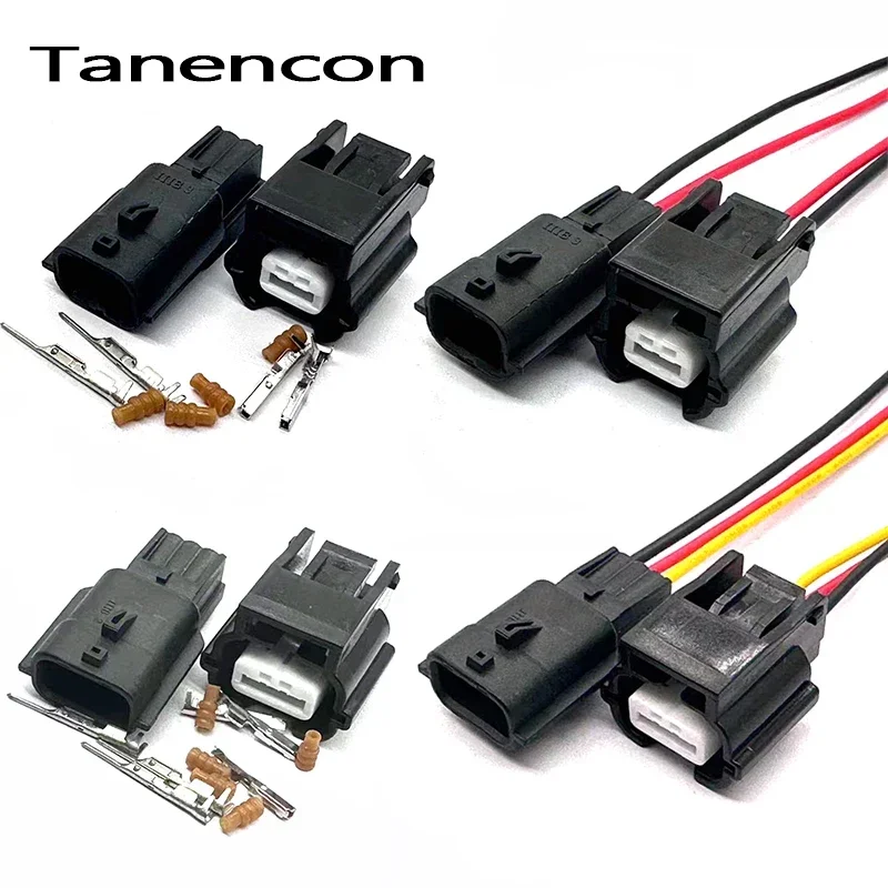 

5 sets 2/3 pin car ABS sensor plug headlight waterproof wire connector 7282-8851-30 7283-8851-30 suitable for Honda Nissan