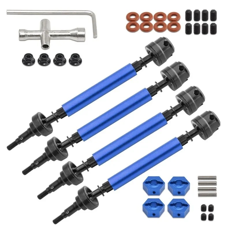 

For 1/10 3s NEW BIG ROCK V3 CVD Kit Red/Blue/Black RC Model Car Parts 45# Hardened Steel Head Front&Rear Universal CVD