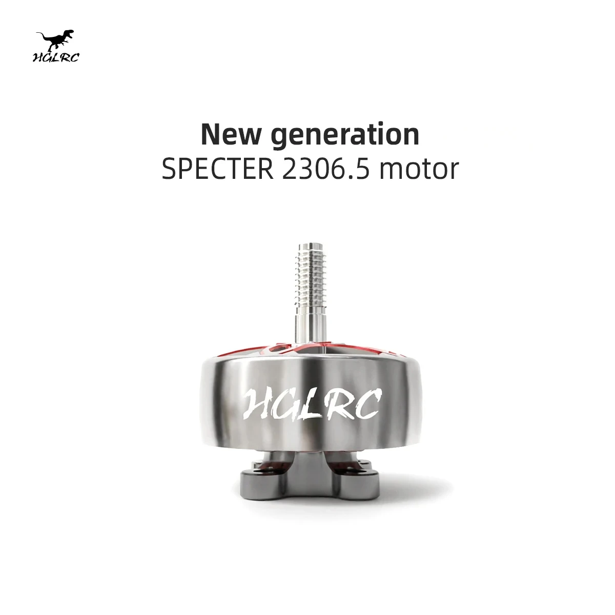 NEW HGLRC SPECTER 2306.5-1900KV Motor 7075 Aluminum One-piece Rotor for 5inch Freestyle FPV Racing Drone Long Range