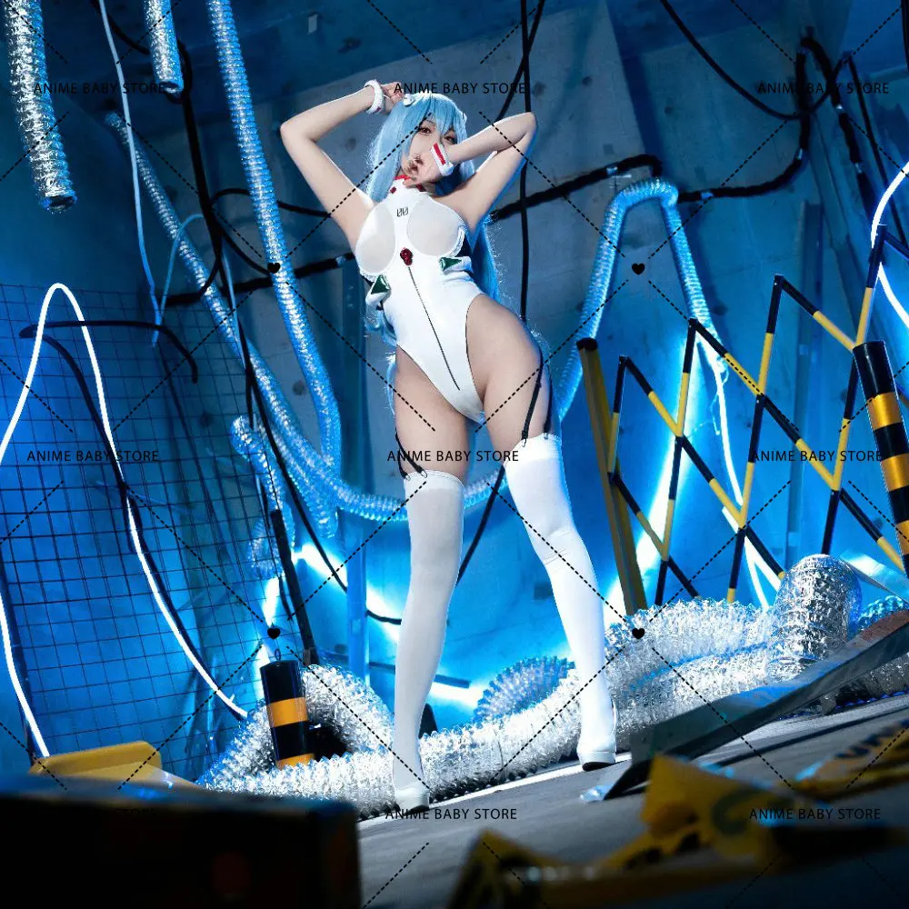 Ayanamii-Costume de cosplay en cuir PU trempé pour femme, costume de batterie Zentai, maillot de bain Anime