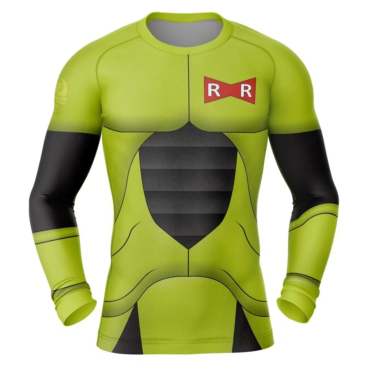 2026 Spring Autumn Dragon Ball Red Ribbon Army Long Sleeve T-Shirt, 3D Print Breathable Polyester Oversized Tee for Unisex Kids view 2