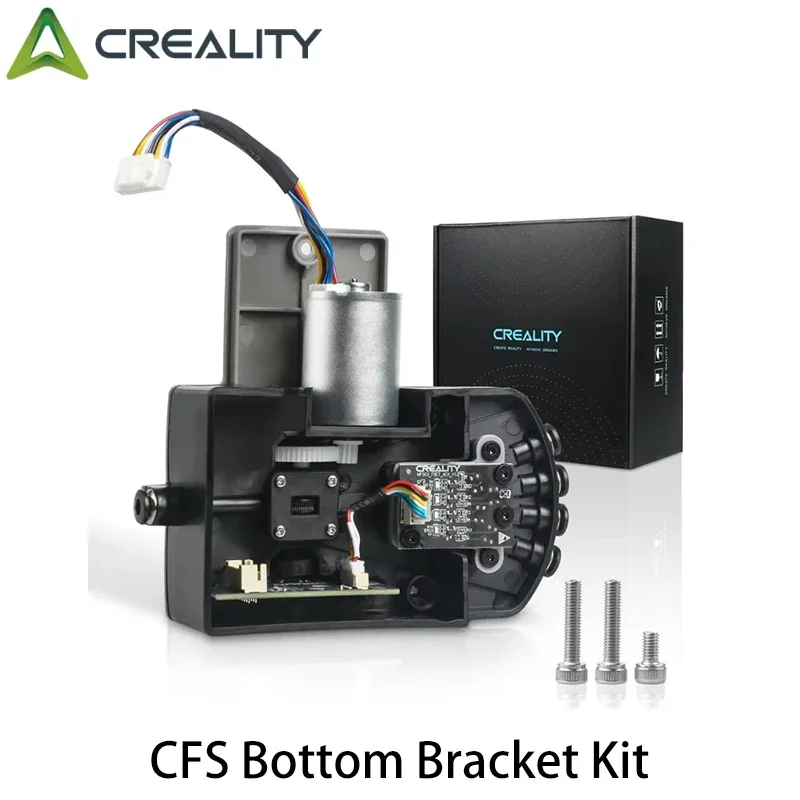 

Комплект нижнего кронштейна Creality CFS, комплект пятиходового покрытия, бесщеточный двигатель 0,35 А, 24 В, L11_плоский вал_1 для деталей 3d-принтера K2 Plus CFS