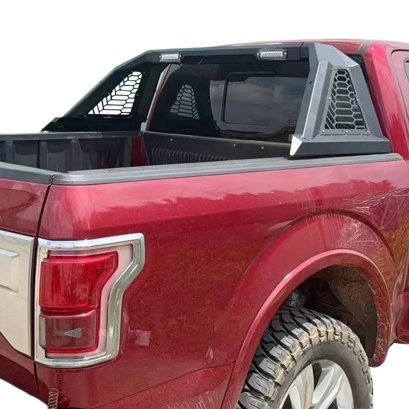 

Universal 4X4 Pickup Truck Black Steel Roll Sport Roll Bar Roll Cage Goalpost Gantry for Ranger F150 Tundra RAM