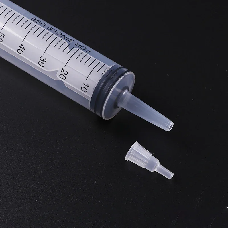 500ML Syringe Large Syringes Reusable Pump Measuring with Scale Syringe with Tube Pet Feeding Seringa Oil Glue Water Applicator