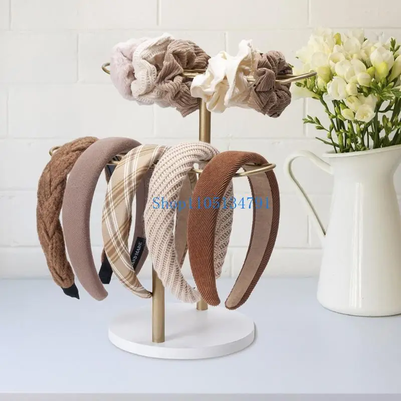 

98 км современные металлические и деревянные аксессуары для волос, органайзер, резинка для волос, подставка для хранения для и