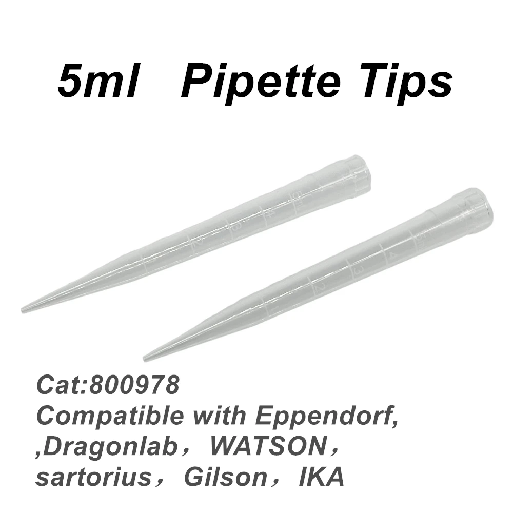 5ml końcówki do pipet kompatybilny z Eppendorf, ,Dragonlab,WATSON, sartorius,Gilson,ika