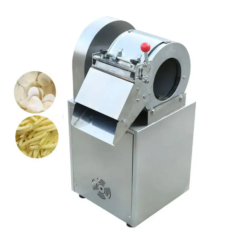 300kg/h Commercial Vegetable Slicer Carrot Potato Cucumber Onion Cutting Machine Multi-function Vegetable Cutter On Sale