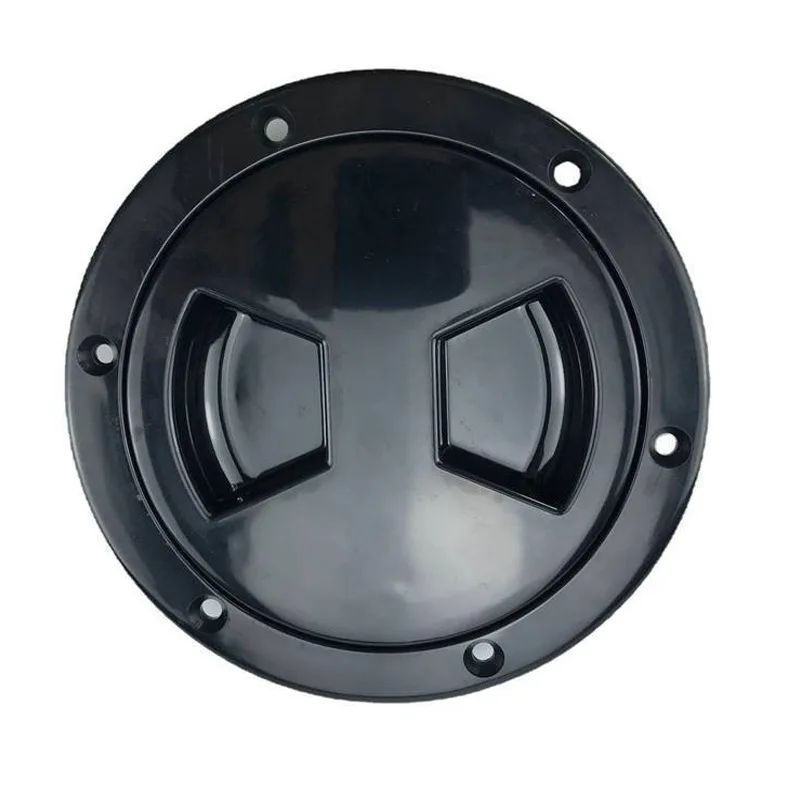 Marine Grade 5 Inch Nylon Deck Cover Plate for Boat For Hatch White or Black Color Weather Resistant Performance