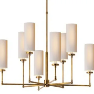 

All copper, simple and beautiful, living room, bedroom chandelier, Nordic light luxury, designer