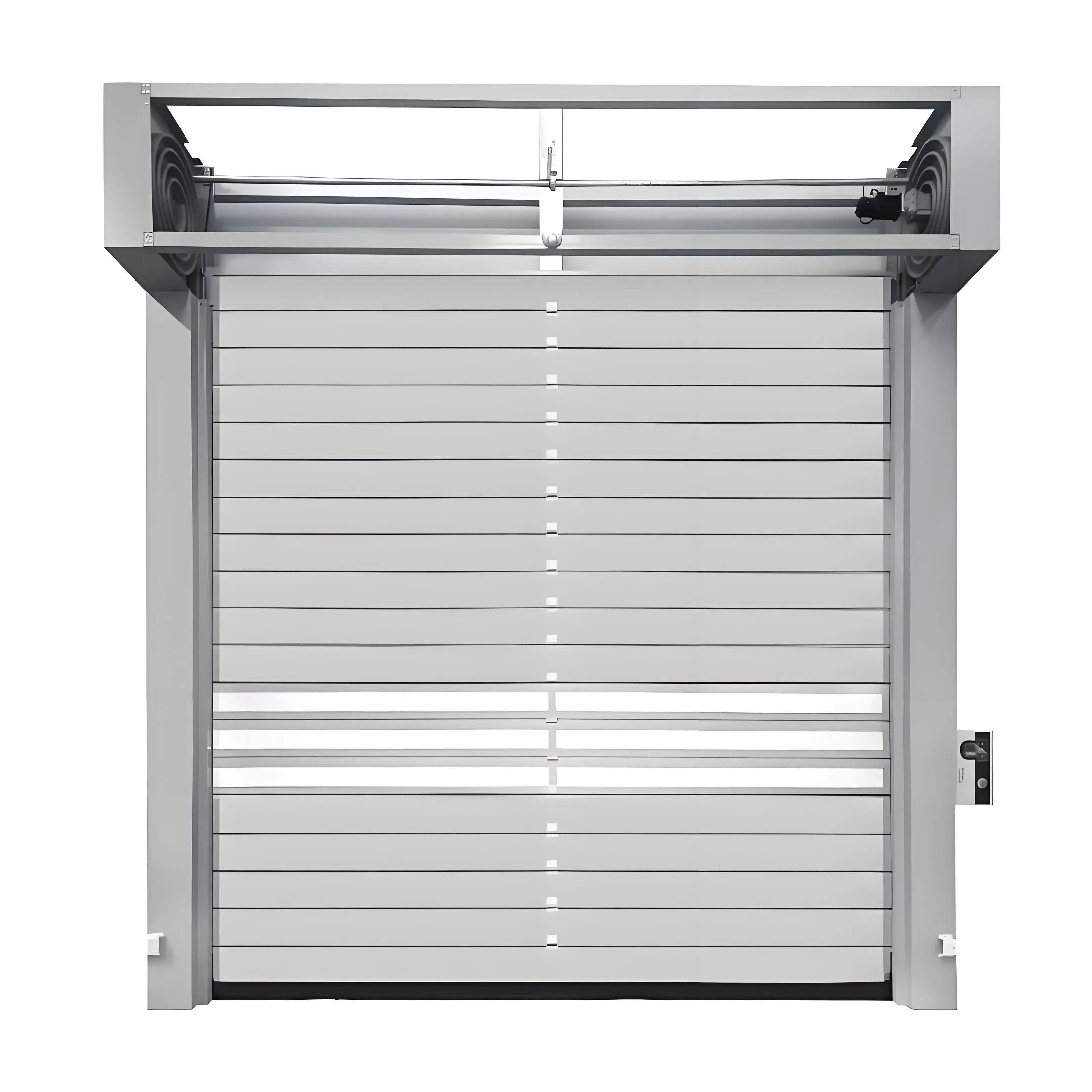 Customization Industrial Security Customized Spiral Hard Aluminum High Speed Rolling Door