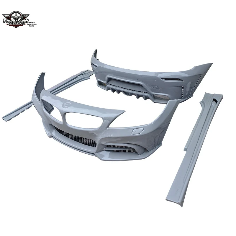 Suitable for 09-15 BMW Z4 E89 Modified Wolf Flame Style Full Body Kit M2C Thunder Big Mouth Front and Rear Bumper Exhaust Grille
