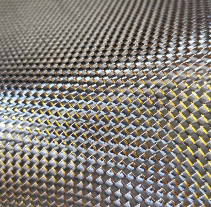 tissu-uni-mixte-a-reflexion-metallique-jaune-en-fiber-de-carbone-3k-100cm-x-50cm