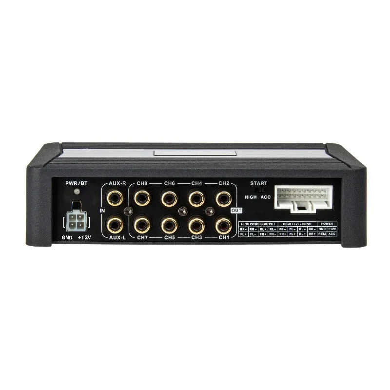 

New Arrival Factory Good Quality Class D High Power Car Stereo Audio 4x48W RMS DSP Amplifier DSP Processor