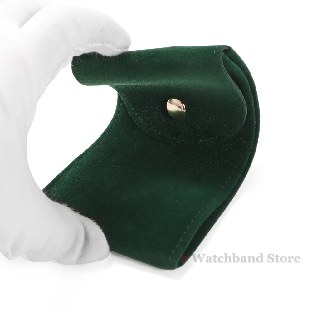 Сумка для часов Зеленый Синий Черный Фланелевая Подарочная Сумка Дорожный Чехол Для Хранения Прочные Портативные Часы Защита от пыли для Мужчин и Женщин