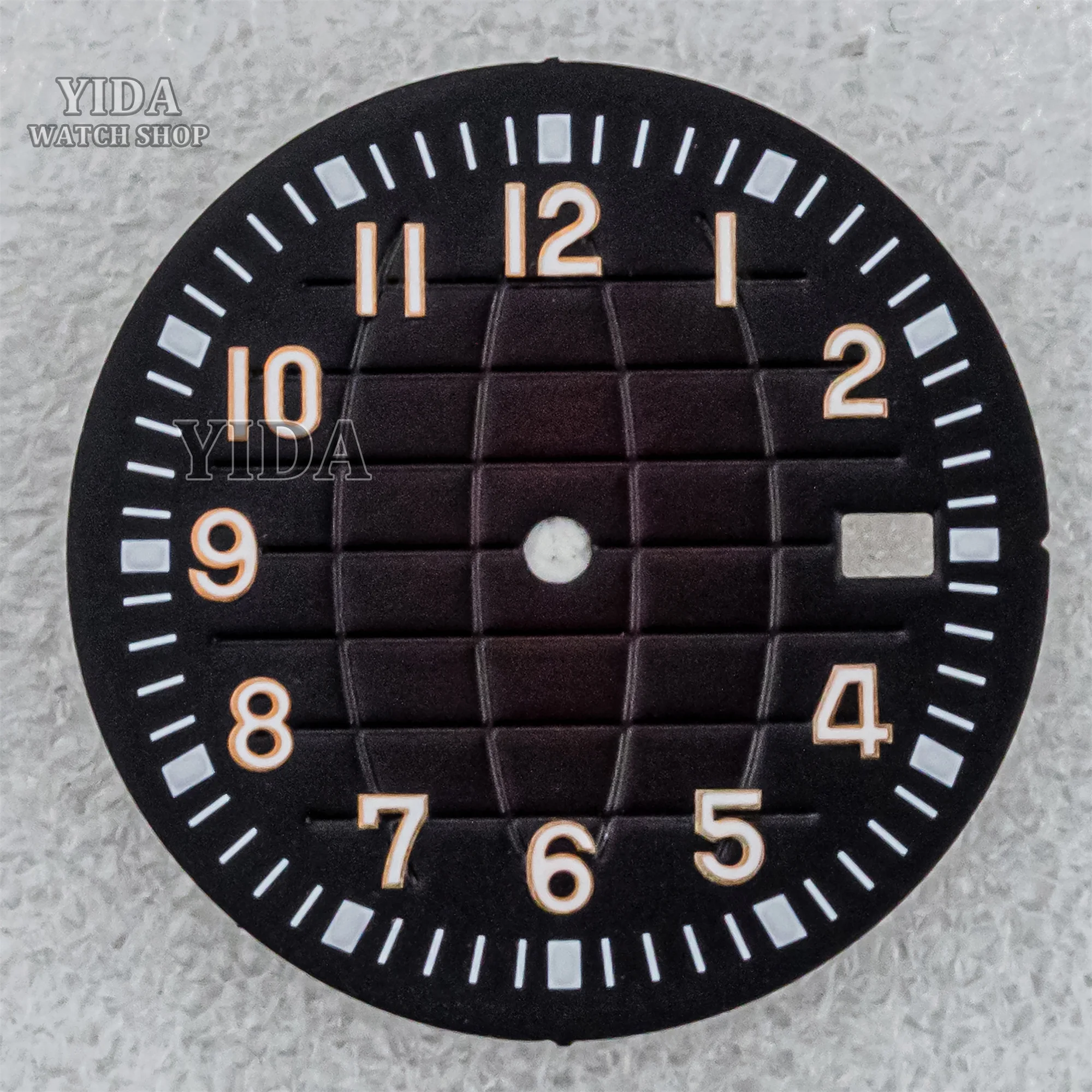 32 مللي متر NH35 ساعة الطلب الأخضر مضيئة ساعة الوجه ل AQUANAUT نوتيلوس NH35 NH36 حركة تعديل اكسسوارات استبدال