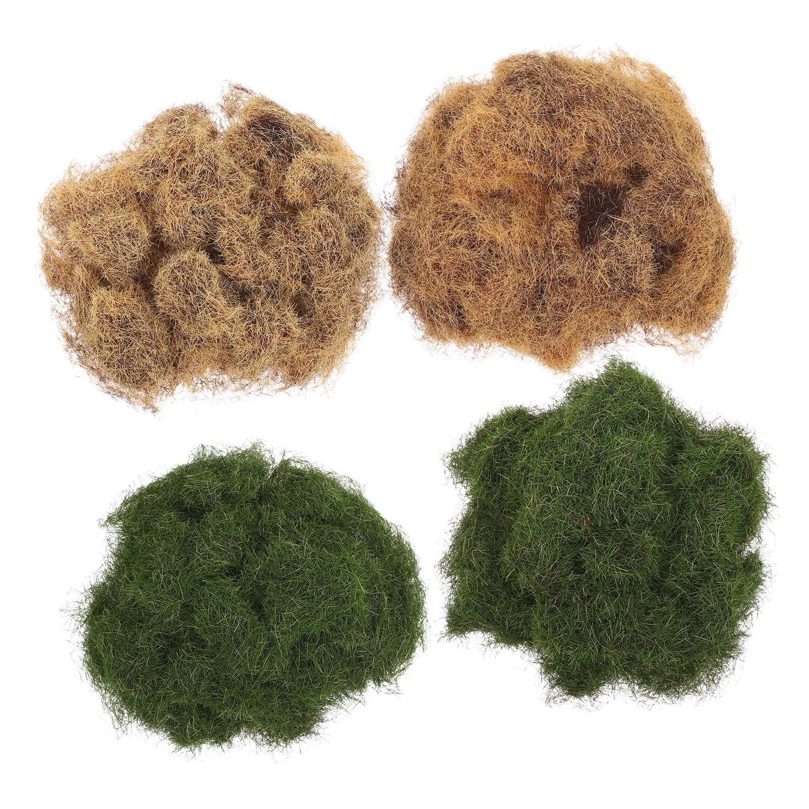 80G Simulation Grass Artificial Tufts Miniature Static Plant Railway Diorama Supplies Sand Layout Fairy Garden Landscape Scenic